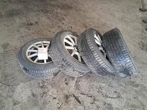 Kolesa + pneu zimne Continental 205/60 r16 na alu diskoch - 3