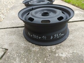 4x100 r 14 plechové disky - 3