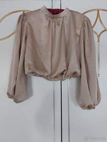 Saténový top × onesize - 3