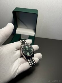 Seiko mod Datejust Olive Green - 3