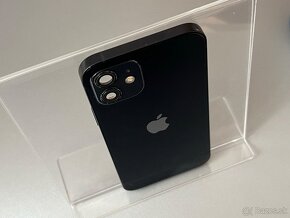 Originál housing na iPhone 12 - black, čierny - 3