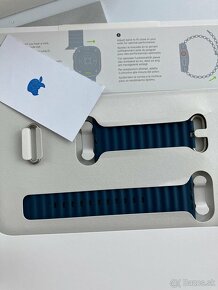 Originál APPLE WATCH ULTRA 2 49 TITANIUM  BLUE Ocean Band - 3