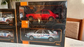 ŠKODA 130L 1988 ČERVENÁ, 1987 Rally Monte Carlo 1/18 IXO - 3