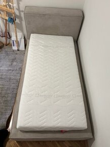 Kvalitná čalúnená posteľ + prémiový matrac - 3