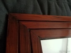 Zrkadlo s dreveným rámom - 3