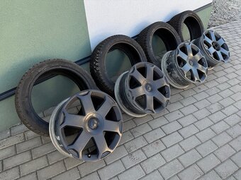 Disky originál Audi Avus 5x112 R18 so zimnými pneu - 3