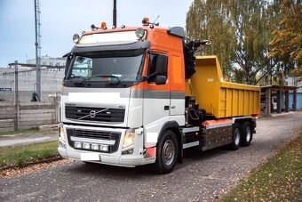 VOLVO FH 460 – 6x2 – Nosič kontejnerů-lanový+HR-HIAB 322-E6 - 3