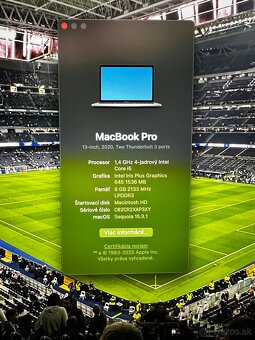 MacBook Pro 13,3", ročník 2020 - 3