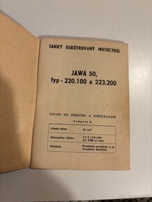 Jawa 50 typ 220.100 a 223.200 Návod na obsluhu - 3