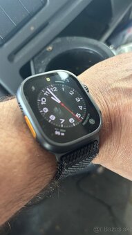 Apple Watch ultra 2 all Black titanium bánd - 3