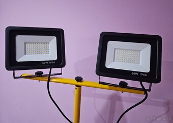 Led reflektor 2×50w +stojan - 3