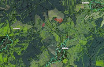 Hoštiná - 5.262 m2 Lesy a Orná pôda - NA PREDAJ - 3