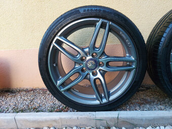 LETNA SADA ELEKTRONOV 5x112 r18 ORIG.AMG MERCEDES CLA, B, A - 3