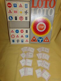 Retro spoločenská hra DOPRAVNÉ LOTO - TOFA SEMILY - 3