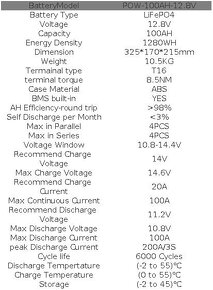 Predám Novú PowMR 12v 100Ah lifepo4 batériu - 3