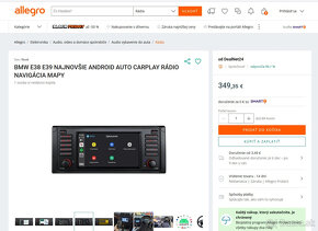 Kvalitné autorádio BMW E38/E39 ale aj X5 E53 - 3
