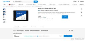 WD Blue™500GB, 1TB SSD 2,5 - 3