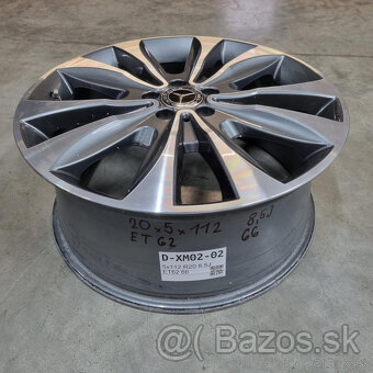 Hliníkové Mercedes disky 5x112 R20 ET62 - 3