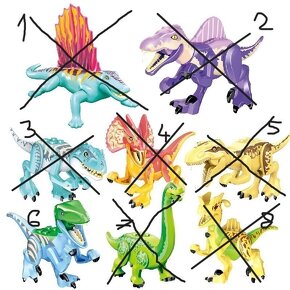 DINOSAURY-Jursky svet 12,5 cm - 3