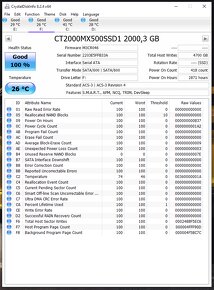 Crucial MX500 2TB SSD - predaný - 3