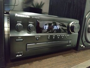 Predám čierny stereo audio systém Panasonic SA-PMX 74 - 3