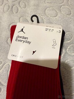 Ponožky nove nike jordan original 42-46 - 3