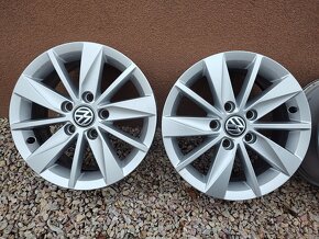 Predám kolesá/disky Volkswagen 5x112 r15 - 3