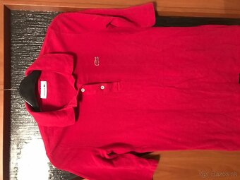 LACOSTE originál Red damske polotricko S/M - 3