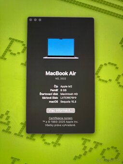 MacBook 13,6 / 256GB / M2 / 2022 - 3