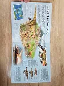 3 NOVÉ knihy poskladaj si dinosaura / robota - 3