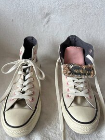 Kotnikove tenisky Converse. Kremova farba. Velkost 39.5. - 3