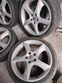 4ks alu disky orig. Seat 5x112 R18 pneu 5,5mm  225/40 r18 - 3