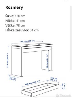 toaletný stolík Ikea - 3