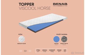 Topper VISCOOL & HORSE 200x180 cm - 3