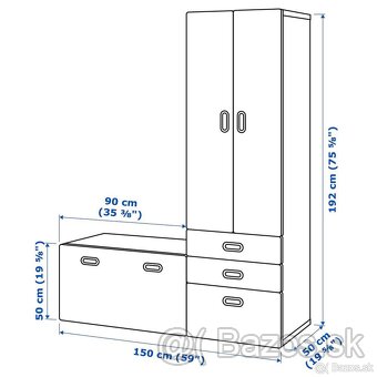 Ikea skriňa box - 3