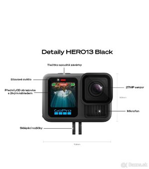 Predám GoPro HERO13 Black + príslušenstvo – TOP stav - 3