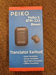 Predám slúchadlá PEIKO Translator BTM-223 - 3