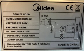 Digestor Midea MH60S3100W - 3