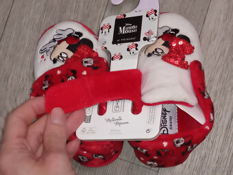 Mäkké teplé papučky Disney Minnie Mouse veľkosť 22 - 3