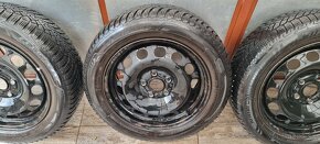 Predám plechove disky s gumami 5x112 r16 205/55r16 - 3