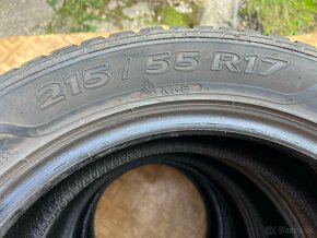 215/55 R17 zimné Sava 7mm - 3