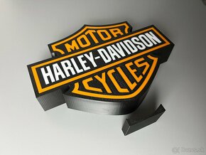 Harley Davidson LED Logo lampa - 3