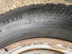 Zimný set VW 5x112, 195/65 R15 Continental TS870 - 3