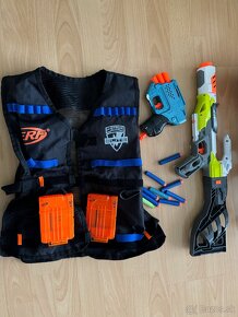 Nerf Tri-Strike plastové detské zbrane- s vestou - 3