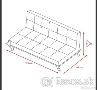 Predám pohovka rozkladacia - 3