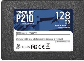 3 krát Ssd Disky Patriot p210 - 3