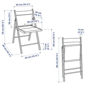 IKEA FRÖSVI Stolicka - Nova nepouzivana v 100% stave - 3