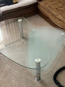 Predám sklenený konferencny stolik - 3