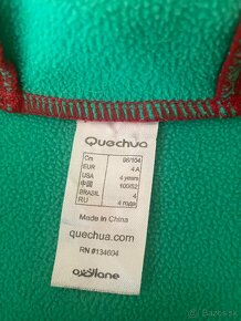 Softshelova bunda 98/104 pre dievca Quechua - 3