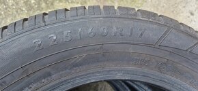 4x zimné pneu Dunlop Winter sport 225/60 R17, 8 mm vzorek - 3